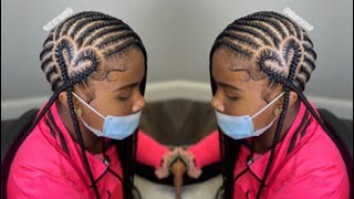 Trending Heart Part Lemonade Braids