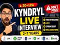 🚀 Kyndryl Java Developer LIVE Interview | Multithreading | Spring Boot | JPA | JWT | SQL | NoSQL