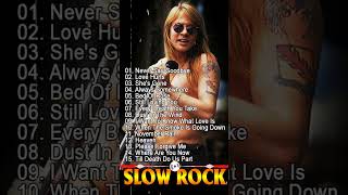 Scorpions, Guns & Roses, Bon Jovi, Aerosmith, White Lion Best Slow Rock Songs Ev