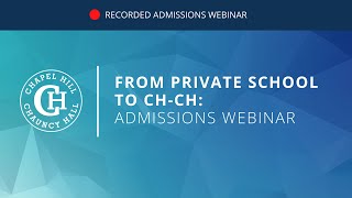 Private School to CH CH Webinar