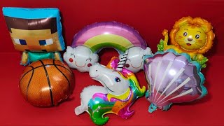 FUN LOT'S OF MYLAR BALLOON BLOWING। SATISFYING VIDEO