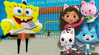 Gabby's Dollhouse ESCAPE SQUAREPANTS BARRY'S PRISON in Roblox!