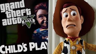 The NEW Childs Play VS NEW Toy Story 4 MOD (GTA 5 PC Mods Gameplay)