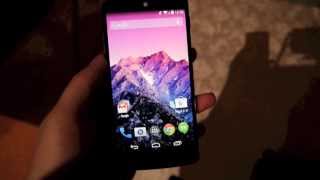 Nexus 5の実機をチェック（イー・モバイル発表会）