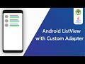 Android ListView with Custom Adapter | code stance