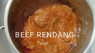 DINNER IS READY! WITH 🔥🌶️HOT AND SPICY BEEF RENDANG RECIPE | INDIAN RECIPES OR MALAYSIAN!?