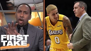Stephen A. STRONG REACT to Lakers should trade Kyle Kuzma for Devin Booker