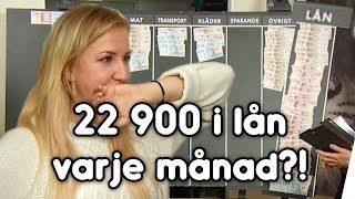 Malin betalar 22 900 i månaden för lån!