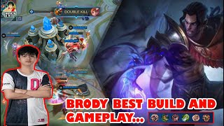 GINAMIT KO BUILD NI WISE SA MPL SUPER EFFECTIVE!!.| BRODY BEST BUILD AND GAMEPLAY | MLBB