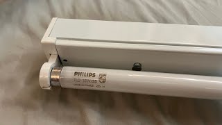 Wickes 2ft 18W Fluorescent Battern unboxing (Crompton Crompak) (NOS)