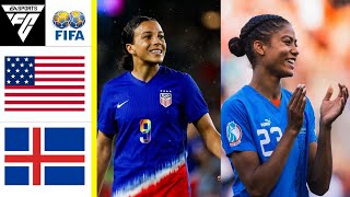 USA 2-0 Iceland - Women’s International Friendly - FC 25 Version