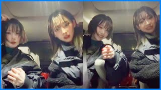 [Eng Sub]  Karina \u0026 Winter Aespa Weverse Live | Open live on car after end of schedule 2024/12/21