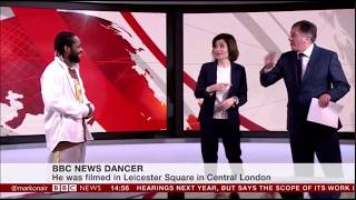 BBC News Theme Dancer goes Viral