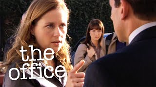 Pam Hits Michael  - The Office US