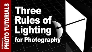 Three Rules of Lighting for Photography