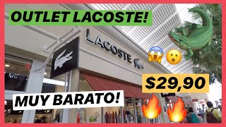 La tienda de LACOSTE más BARATA! OUTLET DE LACOSTE!