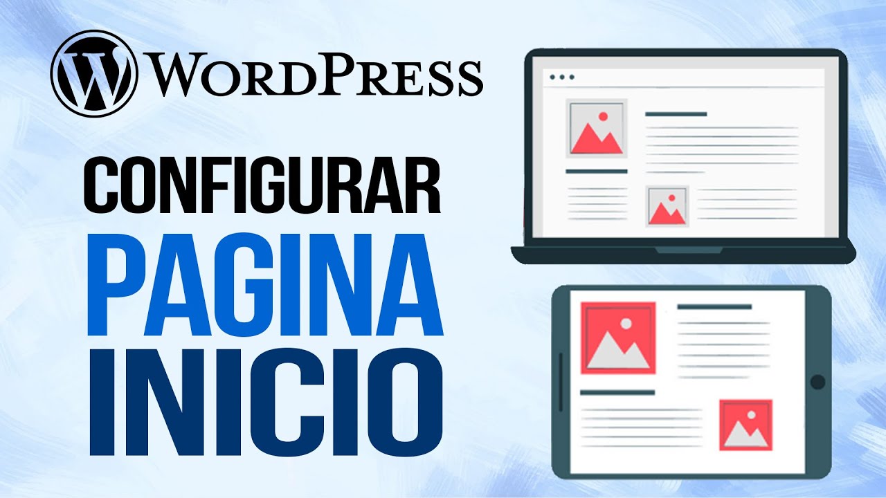 Cómo Configurar Una Página De Inicio En WordPress (2024) Tutorial - YouTube