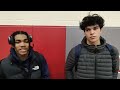 hoban basketball postgame interview with kenny scott u0026 kamran ensley 1 4 25