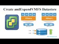 How to Create and Expand  VMFS Datastore on ESXi Host