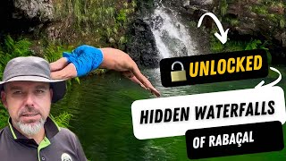 HIDDEN Waterfall Hike on Madeira, Rabacal, escaping 25 Fontes and Risco Waterfall