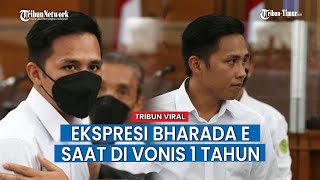 Ekspresi Bharada E Saat Divonis 1 Tahun 6 Bulan Oleh Majelis Hakim