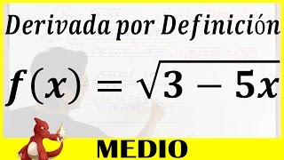 Derivada por Definición - Ej.3 (Raíz Cuadrada)