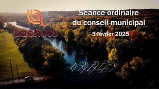 Séance ordinaire du conseil municipal : 3 février 2025