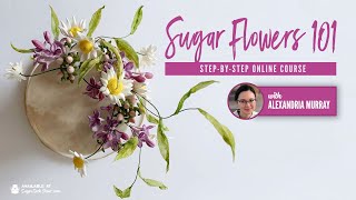 Beginner Sugar Flowers // Wafer Paper Cake Tutorial // Sugar Geek Show X Finespun Cakes