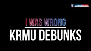 KRMU Debunking Myths I Ep. 1 SOHMCT