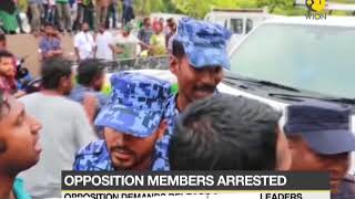 Opposition members arrested for protests in Maldives; opposition demands release of jailed leaders