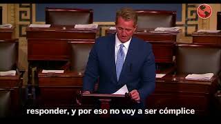 Un senador republicano, asegura que no será cómplice de Trump