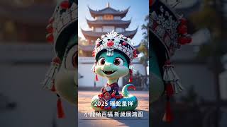 2025年福蛇吉祥物 祝您#蛇舞祥雲 #蛇麼都有 蛇躍龍門 幸福人間#小龍納百福 #新歲展鴻圖金蛇喜迎春 蛇年行大運