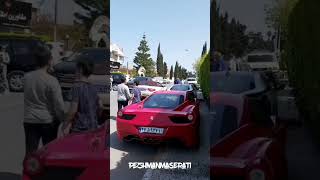 به نظرت مازراتی یا فراری؟بچه ها میگن مازراتی 😍😟#maserati #grancabrio #granturismo #ferrari