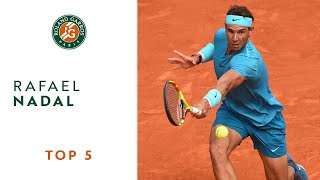 Rafael Nadal - TOP 5 | Roland Garros 2018