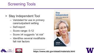 Falls Screening in Primary Care