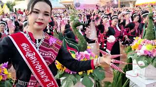 พิธีเปิดงานนมัสการพระธาตุเชิงชุมวรวิหาร ฟ้อนบูชาพระธาตุเชิงชุมรวมเผ่าไทสกล 7/01/2568