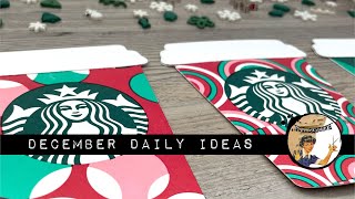 CRAFT IDEA for Starbucks Holiday Cups 2024 | USING Starbucks Cups in your December Daily