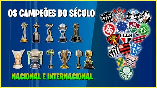 Os Clubes com MAIS TÍTULOS NO SÉCULO 21 - Apenas Nacionais e Internacionais