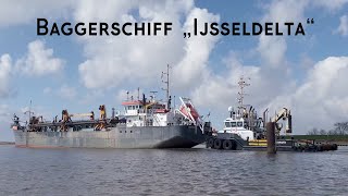 Baggerschiff IJSSELDELTA || IMO 7737690 || Shipspotting am STÖRSPERRWERK Wewelsfleth