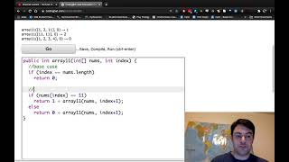 Recursion 1 array11
