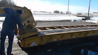 2006 Towmaster Titanium T-110DTG  lowboy equipment trailer at auction