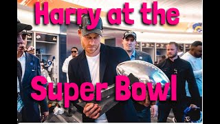 Harry at the Super Bowl