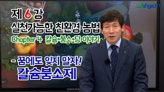 [정영만의 J 아그로TV] 제 6강 실천가능한 친환경 농법 : Chapter 4 칼슘+붕소+당 이야기 (꿈에도 잊지 말아야 할 비료 칼슘붕소제!)