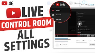 YouTube LIVE Control Room All Settings: Title, Tags, Monetization \u0026 More