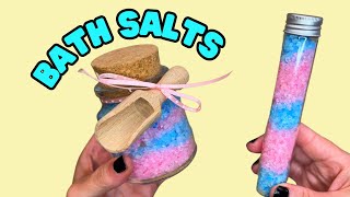 how to make bath salts