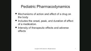 VNSG1331 CHAPTER 6 - PEDIATRIC CONSIDERATIONS