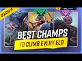 The 5 Best Champions To Climb In Every Elo - League of Legends