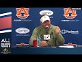 Auburn head coach Hugh Freeze speaks with the media following Auburn's 43-41 4OT win over Texas A&M