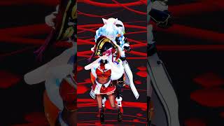 【MMDホロライブ】しかのこのこのここしたん --宝鐘マリン,兎田ぺこら,白銀ノエル,不知火フレア-- [4k60fps] #Shorts