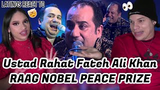 Latinos react to Ustad Rahat Fateh Ali Khan "Raag" 2014 Nobel Peace Prize Concert